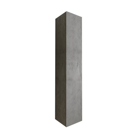 Kubi - Kylpyhuoneen seinälle kiinnitettävä 1-ovellinen harmaa betonitilaushuonekalu Tarjous