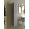 Kubi - Kylpyhuoneen seinälle kiinnitettävä 1-ovellinen harmaa betonitilaushuonekalu Myynti