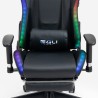Pehmustuoli pelaamiseen ergonomisella istuimella, säädettävällä jalkatuella ja RGB-LED-valoilla - The Horde Comfort Ominaisuudet
