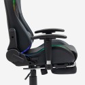 Pehmustuoli pelaamiseen ergonomisella istuimella, säädettävällä jalkatuella ja RGB-LED-valoilla - The Horde Comfort Hankinta