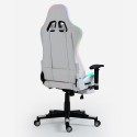 Gaming -toimistotuoli jalkarahilla, LED RGB-valoilla ja ergonomisella Pixy Comfort-ominaisuudella. Hankinta