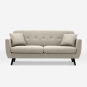 Moderni pohjoismainen 3 istuttava sohva Hayem, 191 cm pitkä ja kestävä.