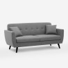 Moderni pohjoismainen 3 istuttava sohva Hayem, 191 cm pitkä ja kestävä. Hinta
