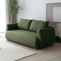 Sofa 3 istuttavaa kangas materiaali moderni pohjoismainen design 196cm vihreä Geert