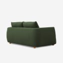 Sofa 3 istuttavaa kangas materiaali moderni pohjoismainen design 196cm vihreä Geert