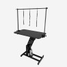 Säädettävä hydraulinen 110 cm Griffon-koirien hoitopöytä.