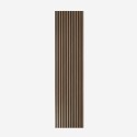 4 kpl melua vaimentavaa koristeseinäpaneelia, koko 240x60cm, pähkinäpuusta tehtyjä, Kover-NS. Tarjous