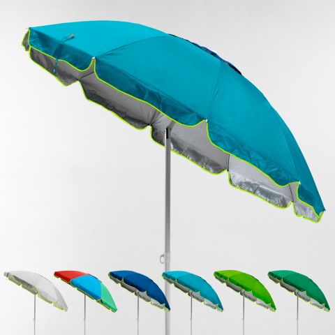 Aurinkovarjo rannalle 220 cm tuulenkestävä ja uv-suojattu Portofino Tarjous