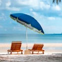 Aurinkovarjo rannalle 220 cm tuulenkestävä ja uv-suojattu Portofino Malli