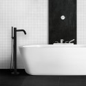Mini suihkupylväs lattiastossa kylpyammeella suihkupää käsikäyttöinen Oristano Tarjous