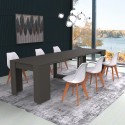 Apupöytä pidennettävä tilaa säästävä 90x51-237cm moderni olohuone ruokailuhuone Garda Luettelo