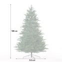 Tekninen vihreä klassinen keinotekoinen joulukuusi, korkeus 180 cm - Grimentz Alennukset