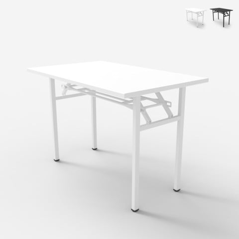 Työpöytä, joka voidaan taittaa kasaan ja joka säästää tilaa, 2 tasoa, Foldesk Plus 100x60cm Tarjous