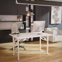 Työpöytä, joka voidaan taittaa pieneen tilaan, älytyöpöytä Foldesk 100x60cm Tarjous
