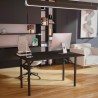 Käännä suomeksi seuraava otsikko:      Taitettava työpöytä smartworking-tilaan säästävä Foldesk 120x60cm Tarjous