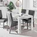 Ruokapöytä 180x90cm moderni marmorivaikutteella Excelsior Ominaisuudet