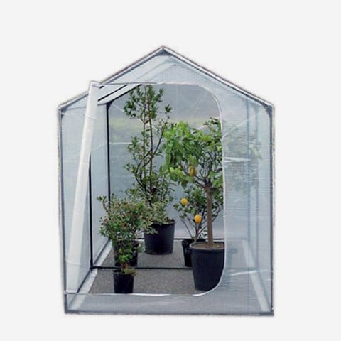 Suuri puutarhakasvihuone 153x300xk210cm kasveja kasvimaa kukkia Mimosa L Tarjous