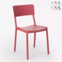 Tuoli polypropeenista design moderni keittiöön baariin ravintolaan puutarhaan Liner 