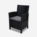 Ulkoilma-asetus 2 nojatuolia sohvapöytä säilytyslaatikolla Riccione Grand Soleil Alennukset