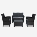 Ulkoilma-asetus 2 nojatuolia sohvapöytä säilytyslaatikolla Riccione Grand Soleil Alennusmyynnit