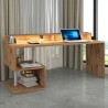 Työpöytä moderni muotoilu 180x60x92,5 cm Esse 2 Plus -lisäkorkeudella Valinta