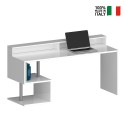 Moderni design-työpöytä toimistoon 180x60x92,5cm korotetulla Esse 2 Plus -telineellä Luettelo