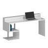 Moderni design-työpöytä toimistoon 180x60x92,5cm korotetulla Esse 2 Plus -telineellä 