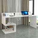 Moderni design-työpöytä toimistoon 180x60x92,5cm korotetulla Esse 2 Plus -telineellä 