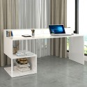 Moderni design-työpöytä toimistoon 180x60x92,5cm korotetulla Esse 2 Plus -telineellä Malli