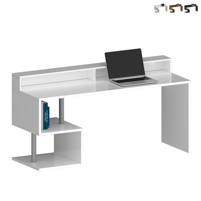 Moderni design-työpöytä toimistoon 180x60x92,5cm korotetulla Esse 2 Plus -telineellä Tarjous Moderni design-työpöytä toimistoon 180x60x92,5cm korotetulla Esse 2 Plus -telineellä Tarjous