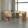 Koti- ja toimistokulmaan sopiva moderni Esse 2 A Plus -kulmasuunnittelupöytä 