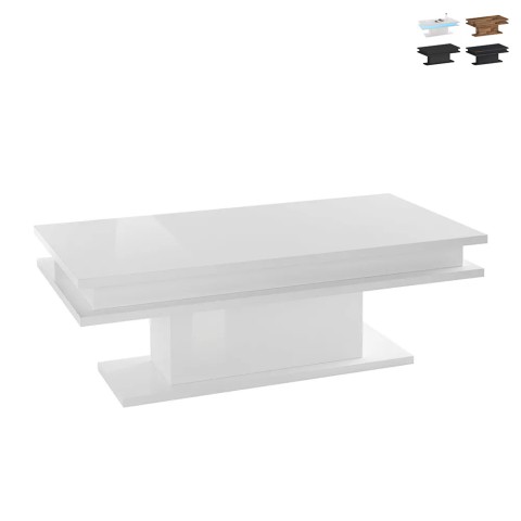 Sohvapöytä 100x55cm moderni olohuoneen design valkoinen Little Big Tarjous