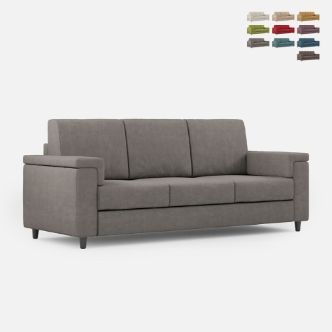 3-hengen sohva, kangaspäällysteinen, 208 cm, moderni tyyli, Marrak 180 Tarjous