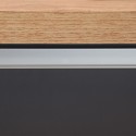 Deaton-ruokailusaareke, moderni keittiö, 3 ovellista kaappia, 155x90x90cm 