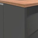 Deaton-ruokailusaareke, moderni keittiö, 3 ovellista kaappia, 155x90x90cm 