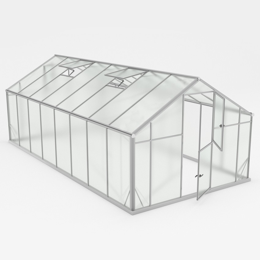 Sanus WXL polykarbonaattinen kasvihuone 290x570-640x220h ulkokäyttöön Tarjous