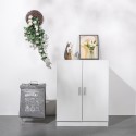 Kaappi pesukoneelle ja kuivausrummulle Ceresio, 71x71x91,5 cm 2 ovea valkoinen Tarjous