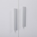 Kaappi pesukoneelle ja kuivausrummulle Ceresio, 71x71x91,5 cm 2 ovea valkoinen Alennusmyynnit