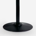 Pyöreä tulppaanityylinen ruokapöytä Blackwood+, 120 cm, musta Alennusmyynnit