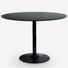 Pyöreä tulppaanityylinen ruokapöytä Blackwood+, 120 cm, musta Tarjous