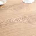 Suorakulmainen Ennis-ruokapöytä vaaleaa puuta 120x80 cm Alennusmyynnit