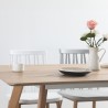 Suorakulmainen Ennis-ruokapöytä vaaleaa puuta 120x80 cm Alennukset