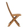 Improvisoidtu ulkona puutarha parveke terassi taitettava puinen tuoli Java Myynti