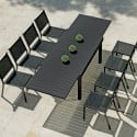 Laajennettava pöytä 135-270x90cm ulkokäyttöön puutarhaan 8-10 paikkaa Fenis Alennusmyynnit
