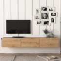 Moderni seinälle kiinnitettävä TV-taso Damla, 180 cm, 3 ovea Malli