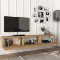 Moderni seinälle kiinnitettävä TV-taso Damla, 180 cm, 3 ovea Ominaisuudet