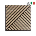 10 x akustiikkapaneeli tammi 58x58cm Deco DR Myynti