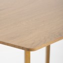  Skandinaavinen Valk-puuruokapöytä keittiöön, 120x80cm  Mitat
