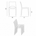 Musta neliöpöytä 60x60 cm ja 2 värikästä tuolia Paris Licorice 