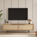 TV-taso Bayeaux, 160x36cm, 2 juuttikuvioitua ovea Tarjous